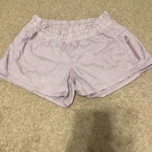 LULULEMON lavender shorts size 6